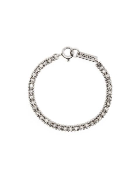 crystal-embellished chain bracelet