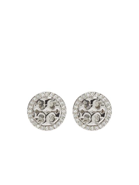 TORY BURCH Miller crystal-embellished stud earrings