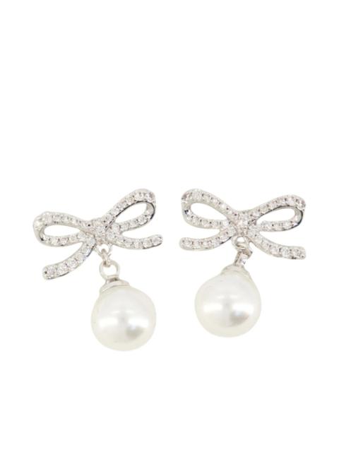 self-portrait Self-portrait Bow-detail Earrings