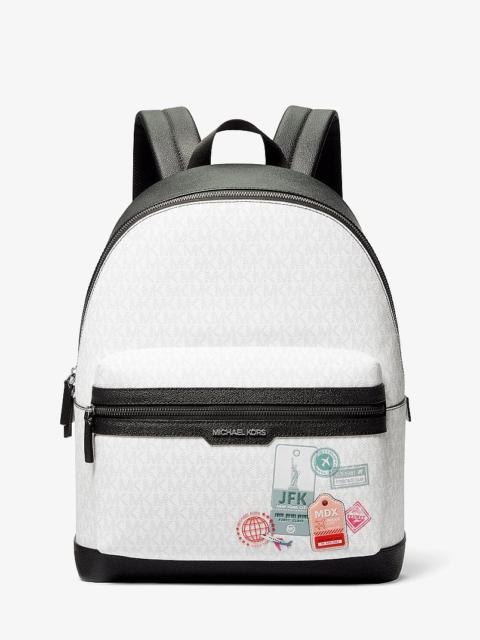 MICHAEL KORS Embellished Medium Cooper Signature Logo Backpack