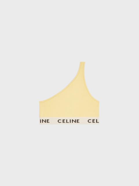 Women's Celine sports bra in athletic knit, CELINE