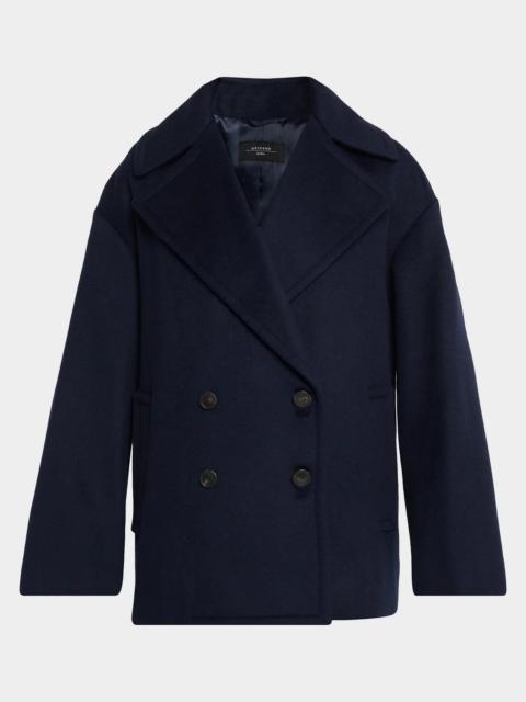 WEEKEND Max Mara Alpe Double-Sided Wool Peacoat