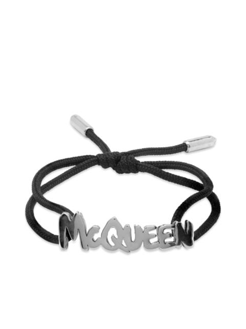 Alexander McQueen Graffiti Logo Friendship Bracelet