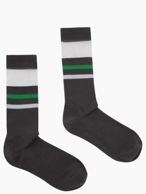 JW Anderson SHORT SOCKS WITH STRIPES