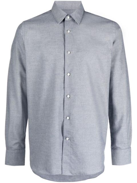 Canali buttoned-up long-sleeved shirt