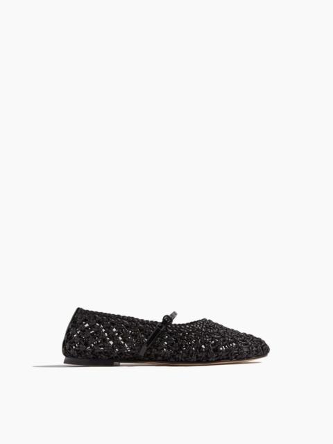 DEAR FRANCES Balla Weave Shoe in Black