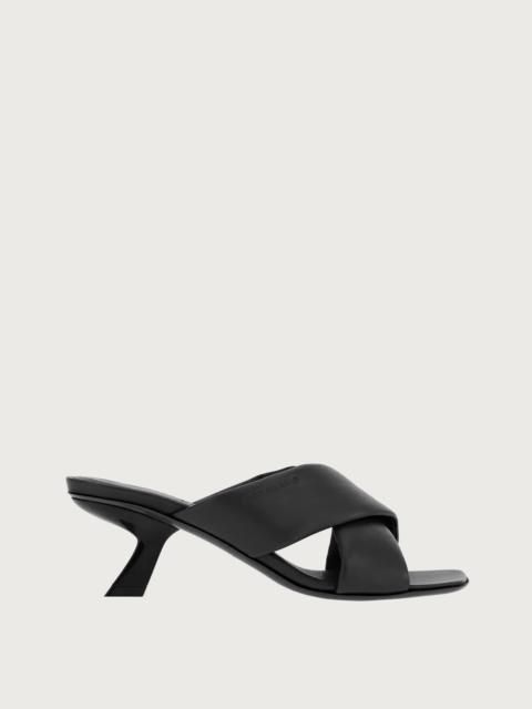 FERRAGAMO Crossover-strap slide