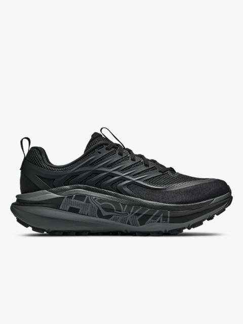 HOKA Men's Stinson 8 Shoes in Black/Outer Orbit