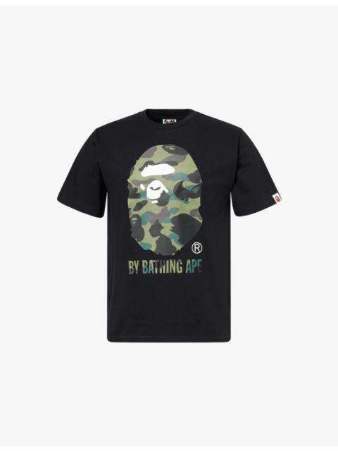 A BATHING APE® Camo Graphic-Print Cotton T-Shirt
