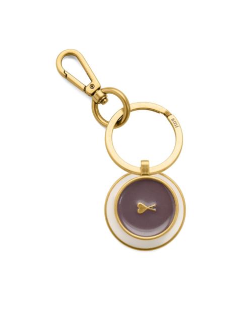 AMI Paris heart coffee cup keyring