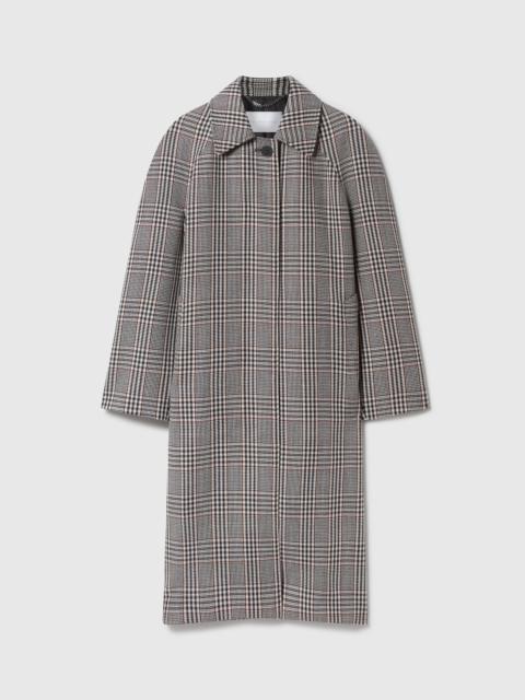 Stella McCartney Checked Belted Wool Coat
