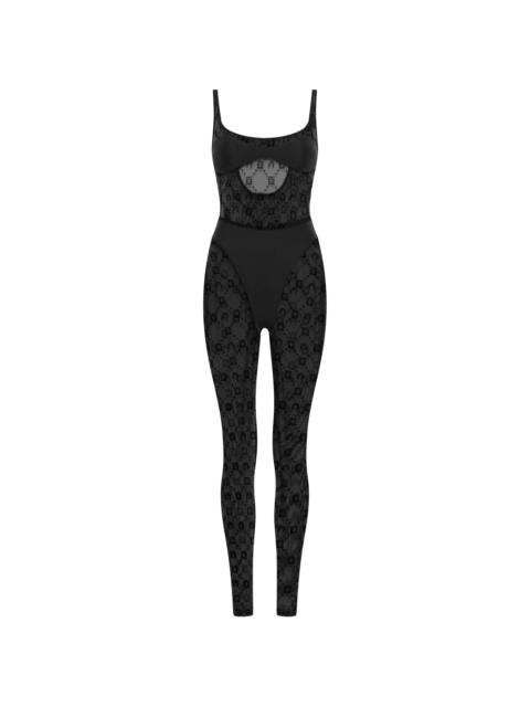 Marine Serre Marine Serre Moonogram Mesh Catsuit