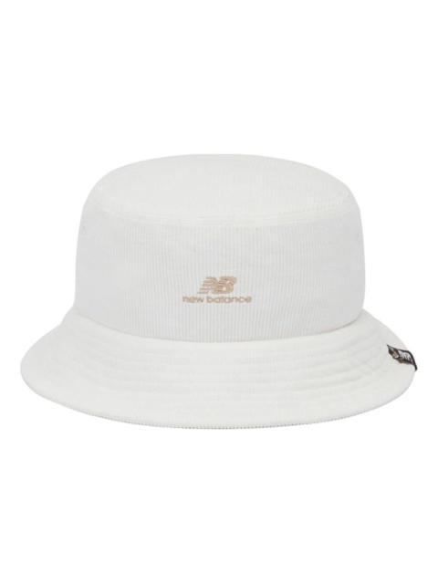 New Balance New Balance NB Logo Corduroy Bucket Hat 'White' LAH21005-RSI