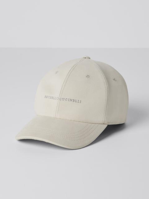 Brunello Cucinelli Comfort cotton drill baseball cap with embroidered logo