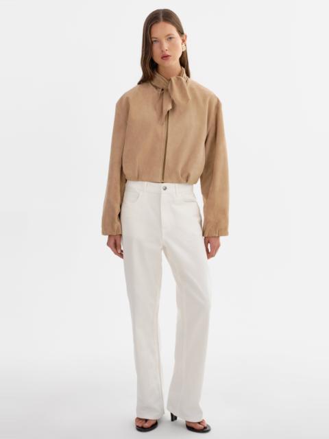 LAMARQUE ANITA | Suede Bomber Jacket