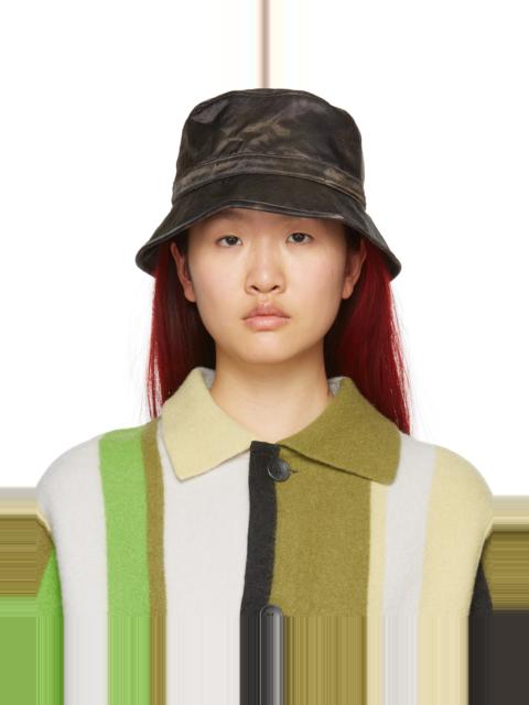 PERVERZE Brown & Green Cover Bucket Hat