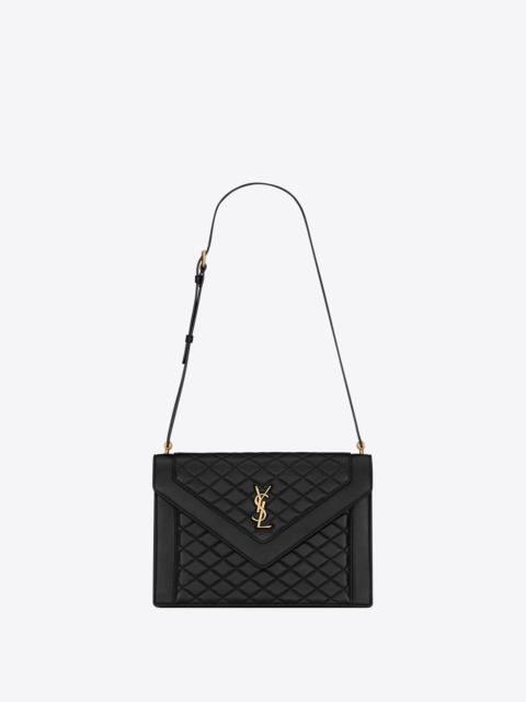 SAINT LAURENT gaby satchel in quilted lambskin