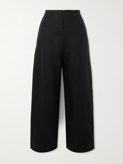 FAITHFULL Meave Linen Wide-leg Pants