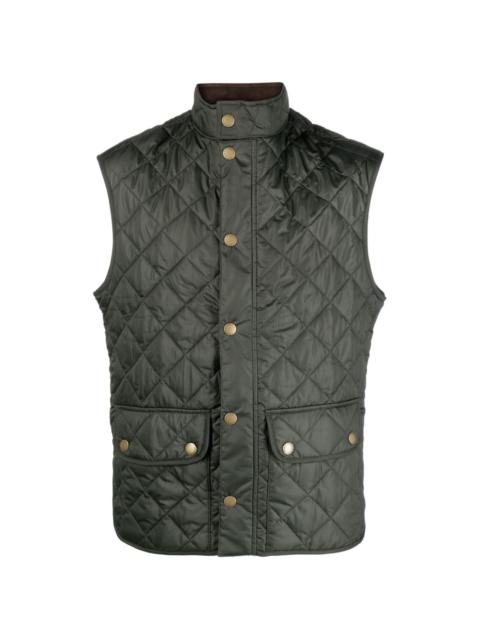 quilted two-pocket gilet