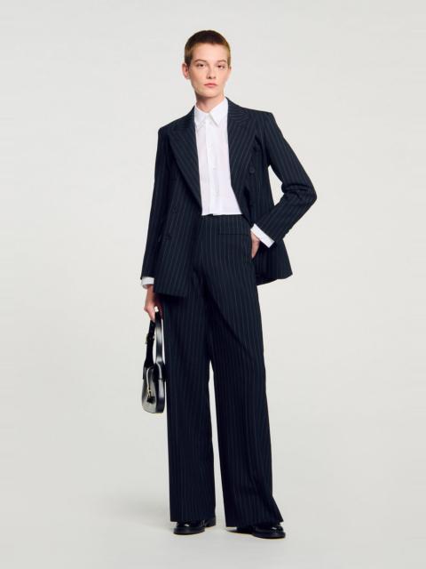Sandro STRIPED SUIT JACKET