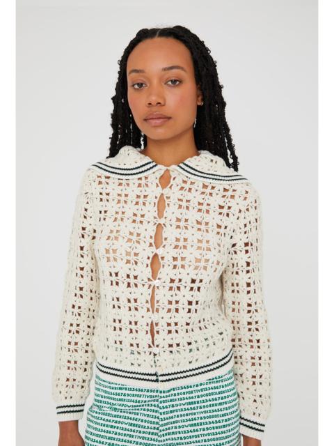 SHRIMPS Magic Cardigan - Cream/Black