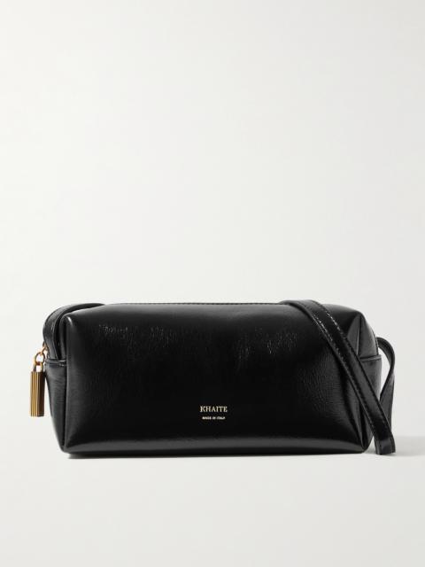 KHAITE Kye Glossed-leather Shoulder Bag