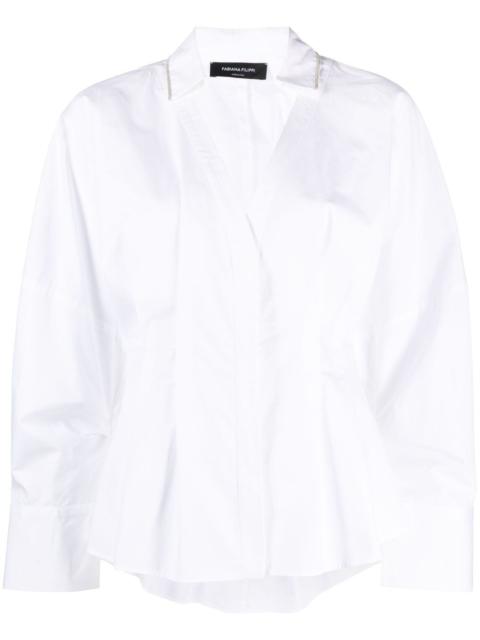 FABIANA FILIPPI pleated cotton shirt