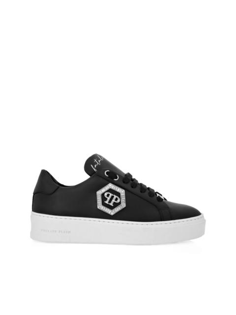 PHILIPP PLEIN logo-plaque low-top sneakers