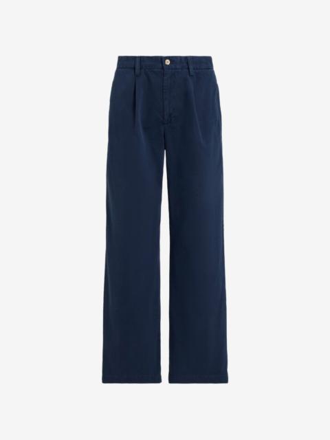 Polo Ralph Lauren pleated cotton-blend relaxed trousers