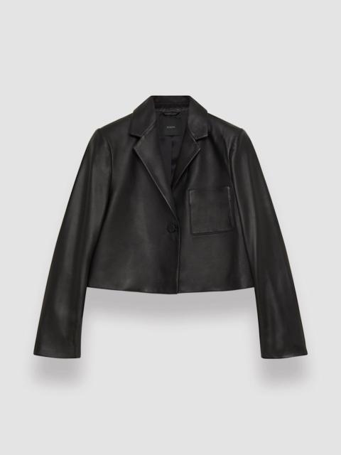 JOSEPH Nappa Leather Jamot Jacket