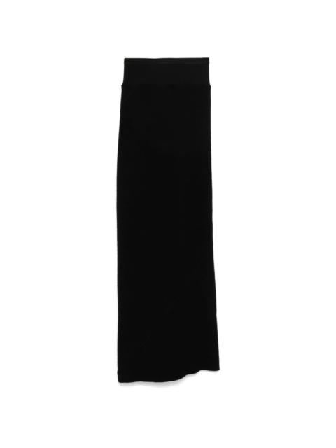 flared maxi skirt