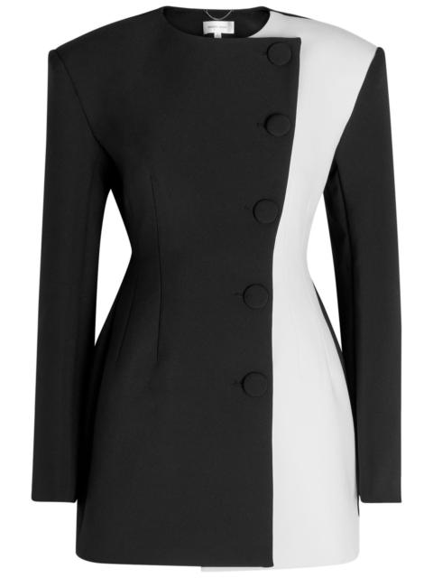 RONNY KOBO Ronny Kobo Jae Colour-block Crepe Mini Dress