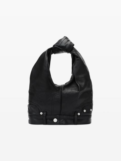 Alexander Wang MINI HOBO BAG IN MOTO LEATHER