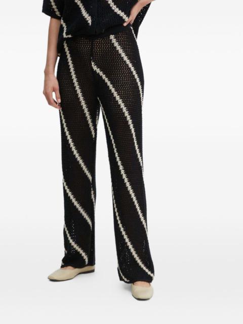 SAMSØE SAMSØE striped knitted trousers