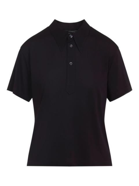 buttoned-collar polo shirt