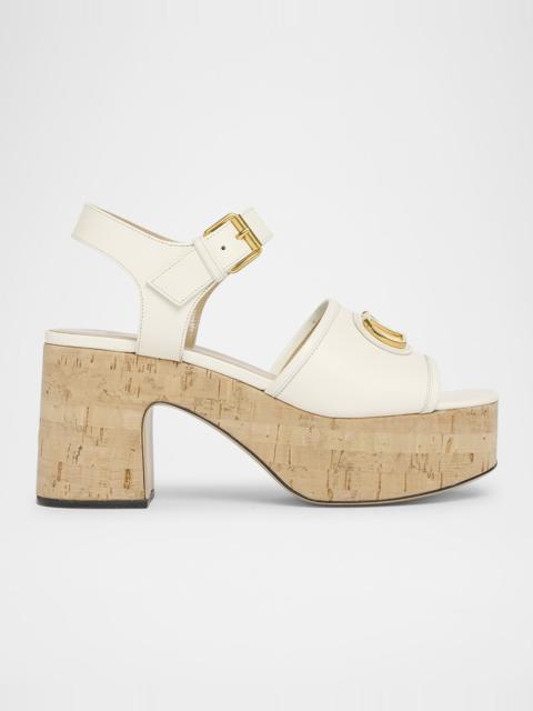 VLogo Signature Platform Sandals
