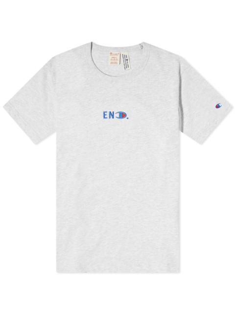 END. x Champion Reverse Weave T-Shirt