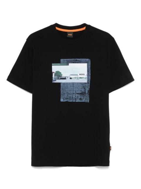 BOSS 코튼 jersey 티셔츠