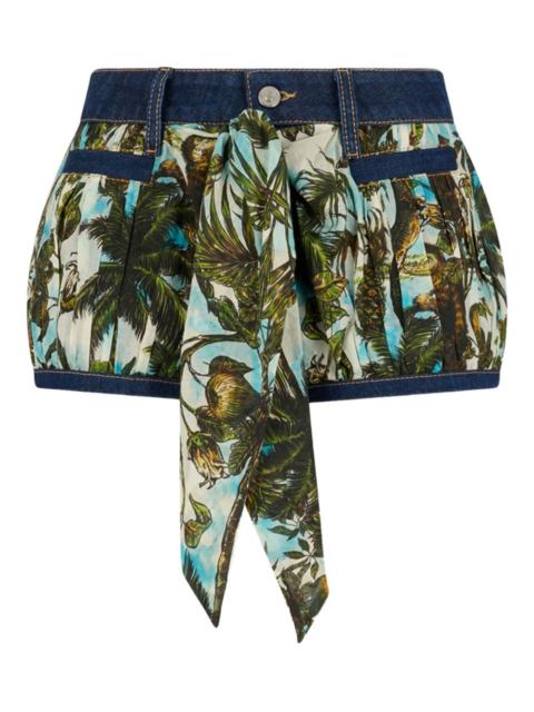 DSQUARED2 palm-print shorts