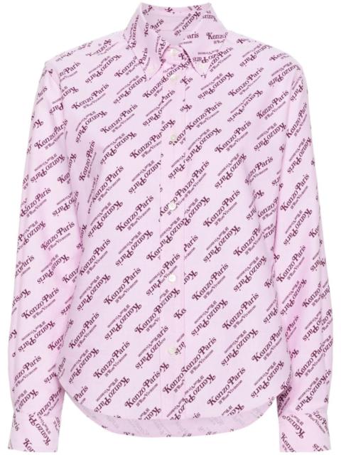 KENZO x Verdy logo-print cotton shirt