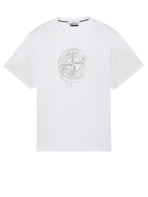 Stone Island 2RC87 'REFLECTIVE ONE' PRINT WHITE