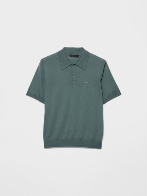 Prada Superfine wool polo shirt