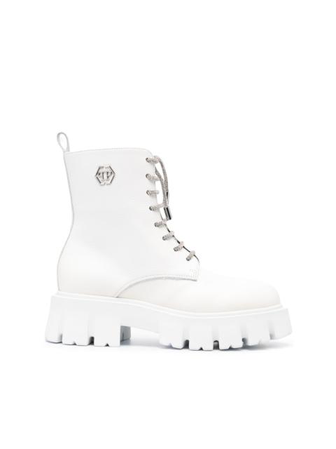 PHILIPP PLEIN calf-leather ankle boots