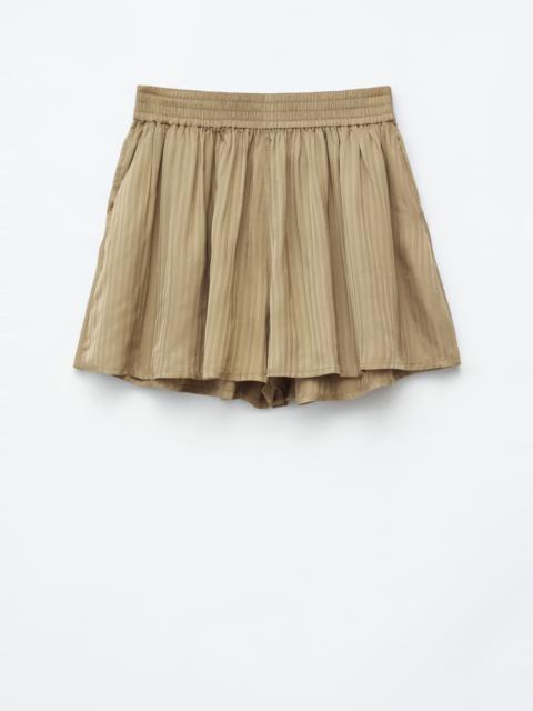 & Other Stories Volume Striped Satin Shorts