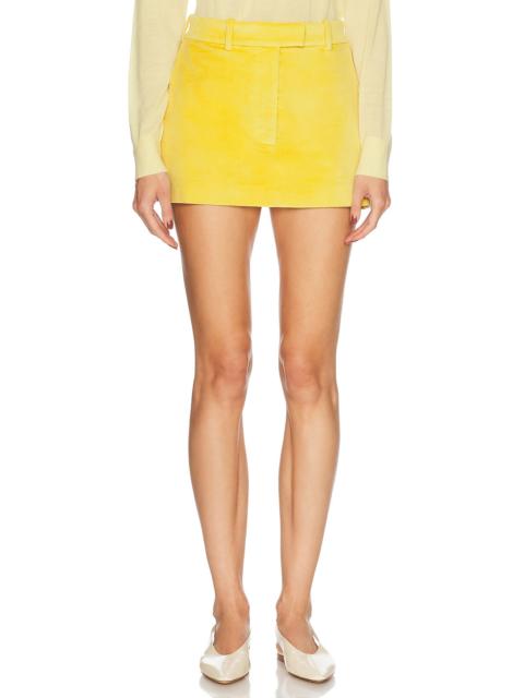 RENGGLI Velvet Mini Skirt
