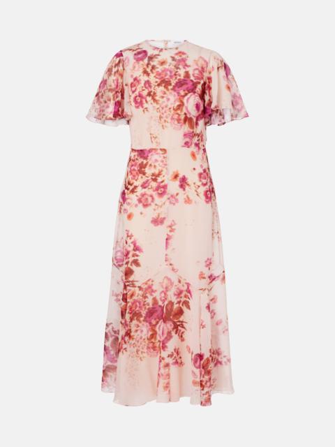 Erdem Floral silk midi dress