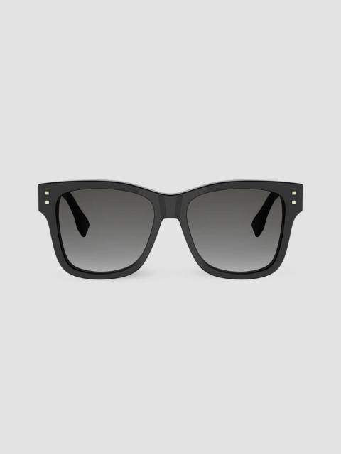 FENDI Women's Fendi Fold 55MM Square Sunglasses - Black
