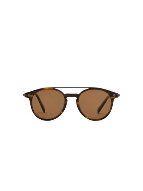 Tod's braided round-frame sunglasses
