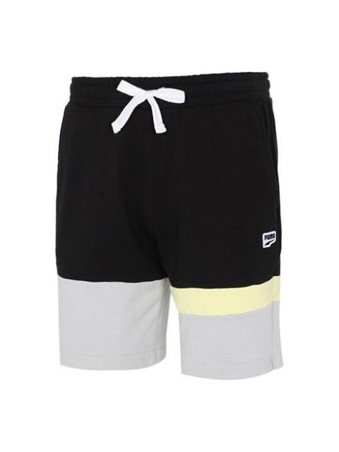 PUMA 사이트맵 단단한 기본적인 짧은 ' 까만 회색 황색' 531304-01