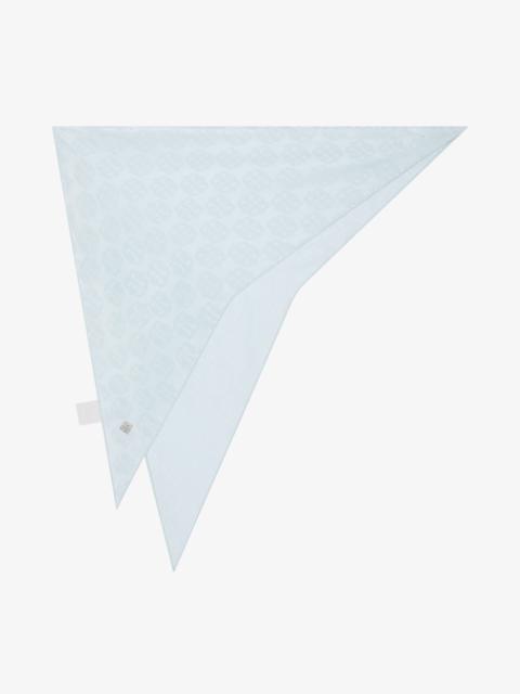 Givenchy 4G LIQUID TRIANGLE IN SILK WITH 4G DETAIL
